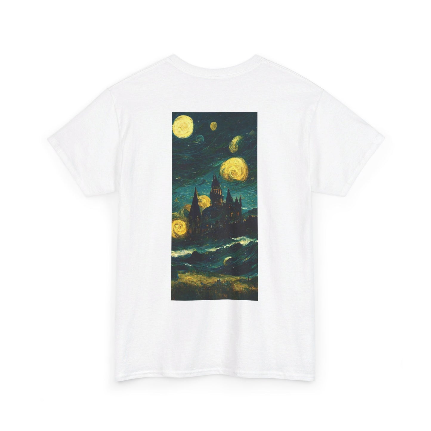 Starry Night Hogwarts Unisex Heavy Cotton Tee