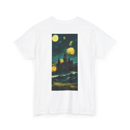 Starry Night Hogwarts Unisex Heavy Cotton Tee