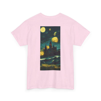 Starry Night Hogwarts Unisex Heavy Cotton Tee