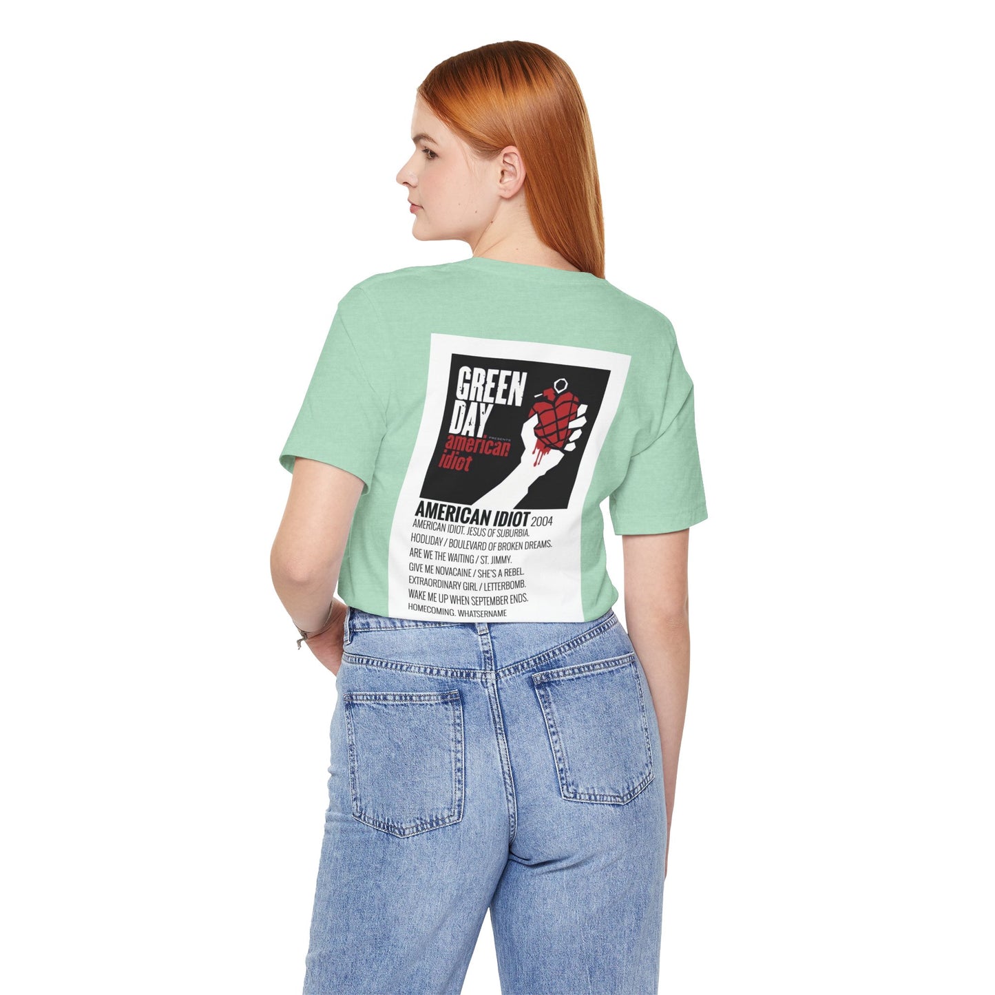 American Idiot by Green Day - 2004 Unisex Jersey Short Sleeve Tee