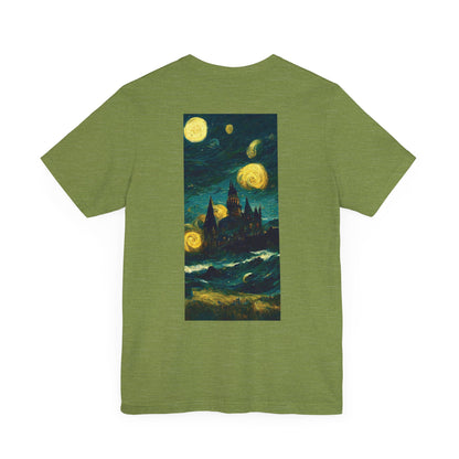 Starry Night Hogwarts Unisex Jersey Short Sleeve Tee