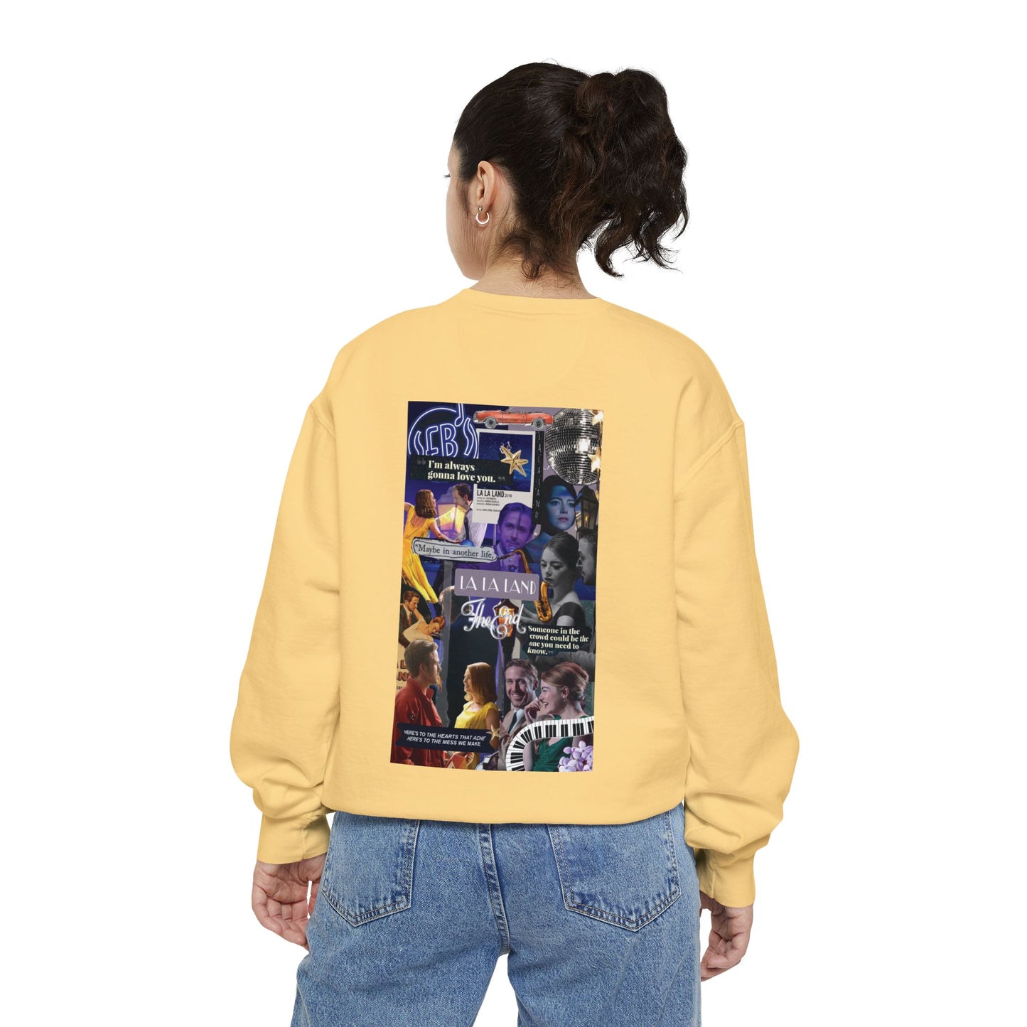 La La Land Unisex Garment-Dyed Sweatshirt