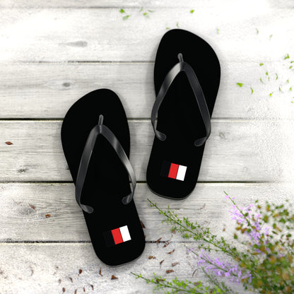 SNOBkill Unisex Flip Flops [Black Edition]