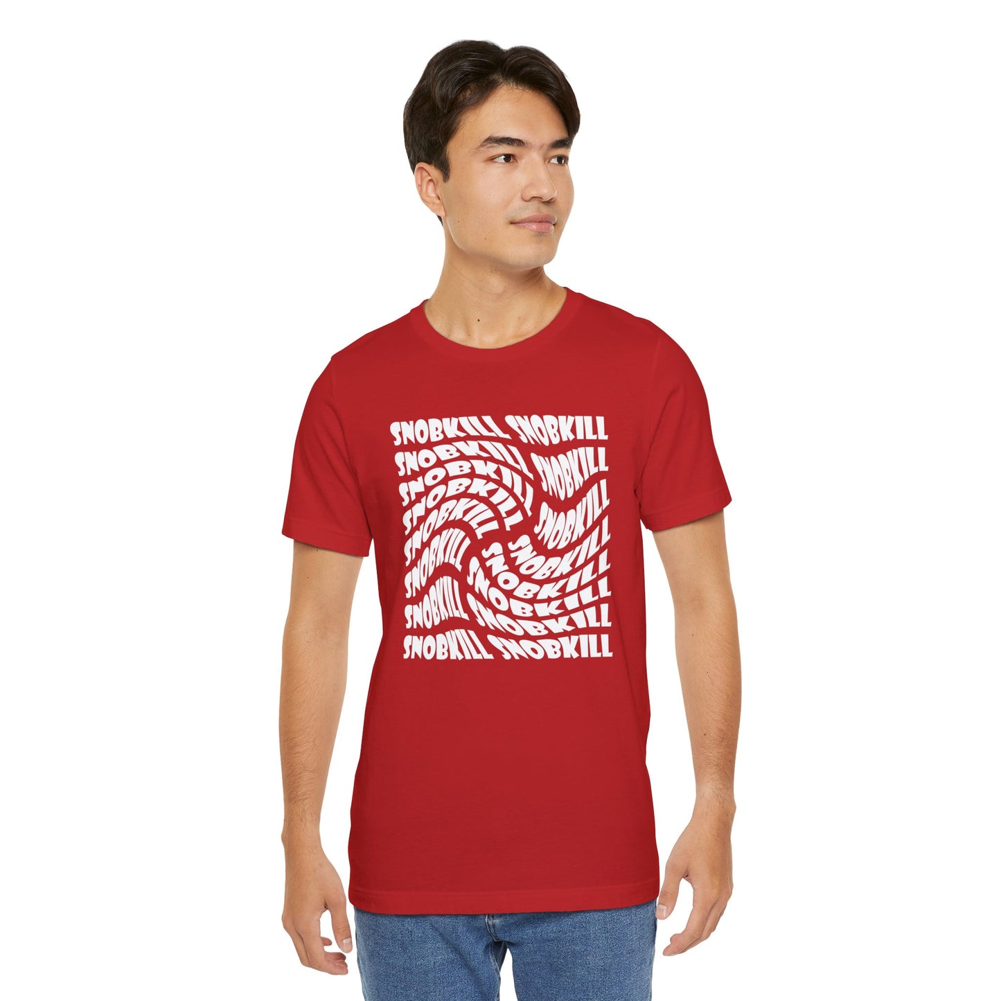 Red Gate Lock Unisex Jersey Short Sleeve Tee