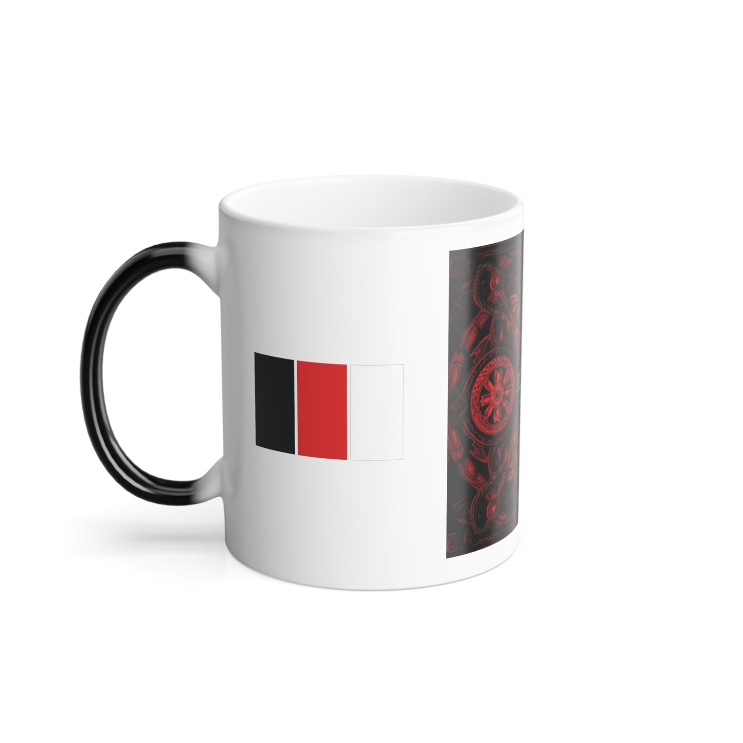 Red Gate Lock Color Morphing Mug, 11oz