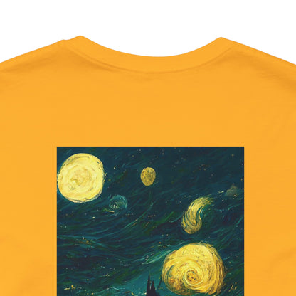 Starry Night Hogwarts Unisex Jersey Short Sleeve Tee