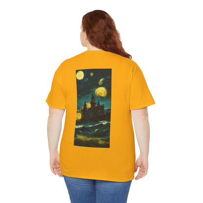 Starry Night Hogwarts Unisex Heavy Cotton Tee