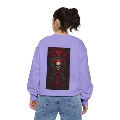 Red Gate Lock Unisex Garment-Dyed Sweatshirt