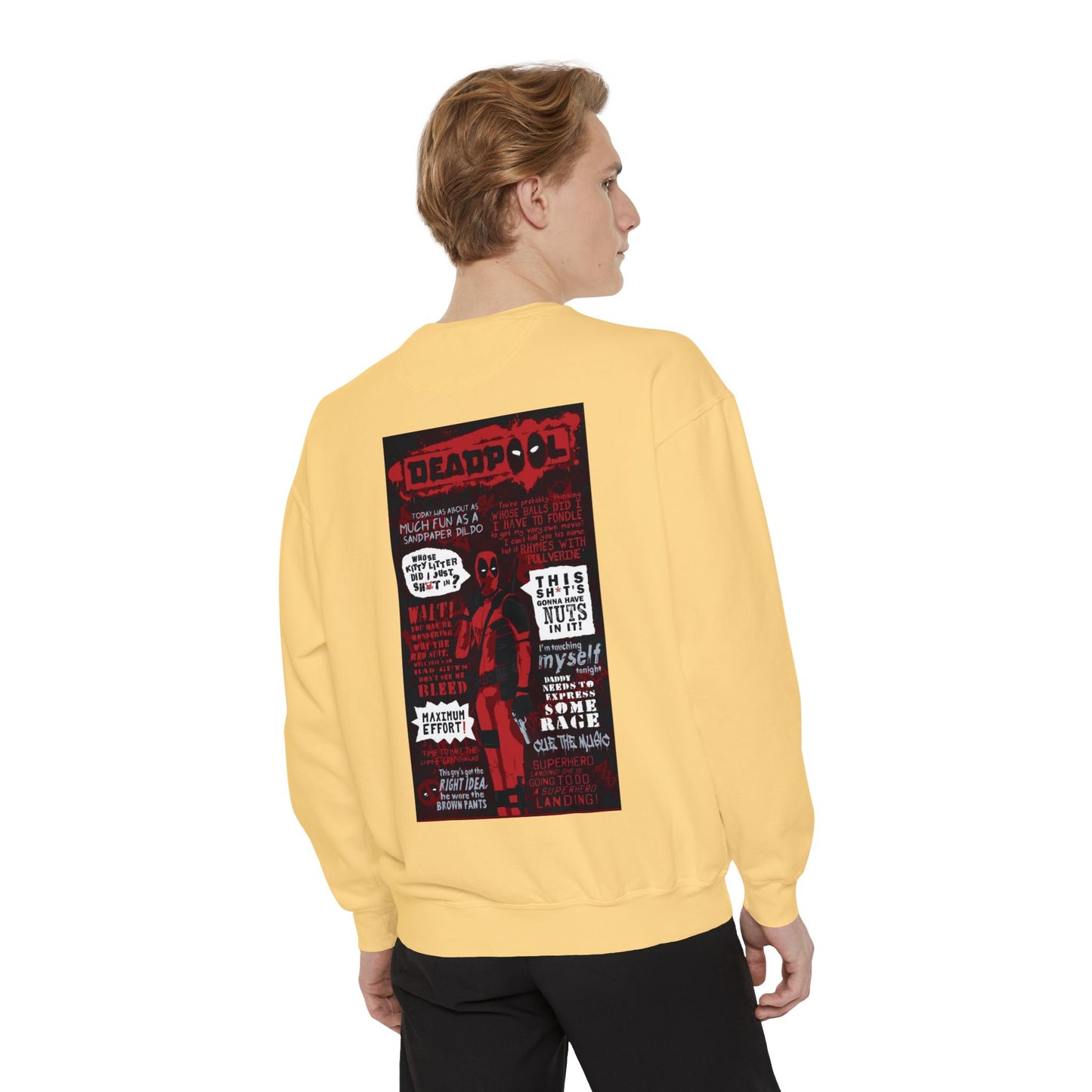 Deadpool [1st Edition] Unisex Garment-Dyed Sweatshirt