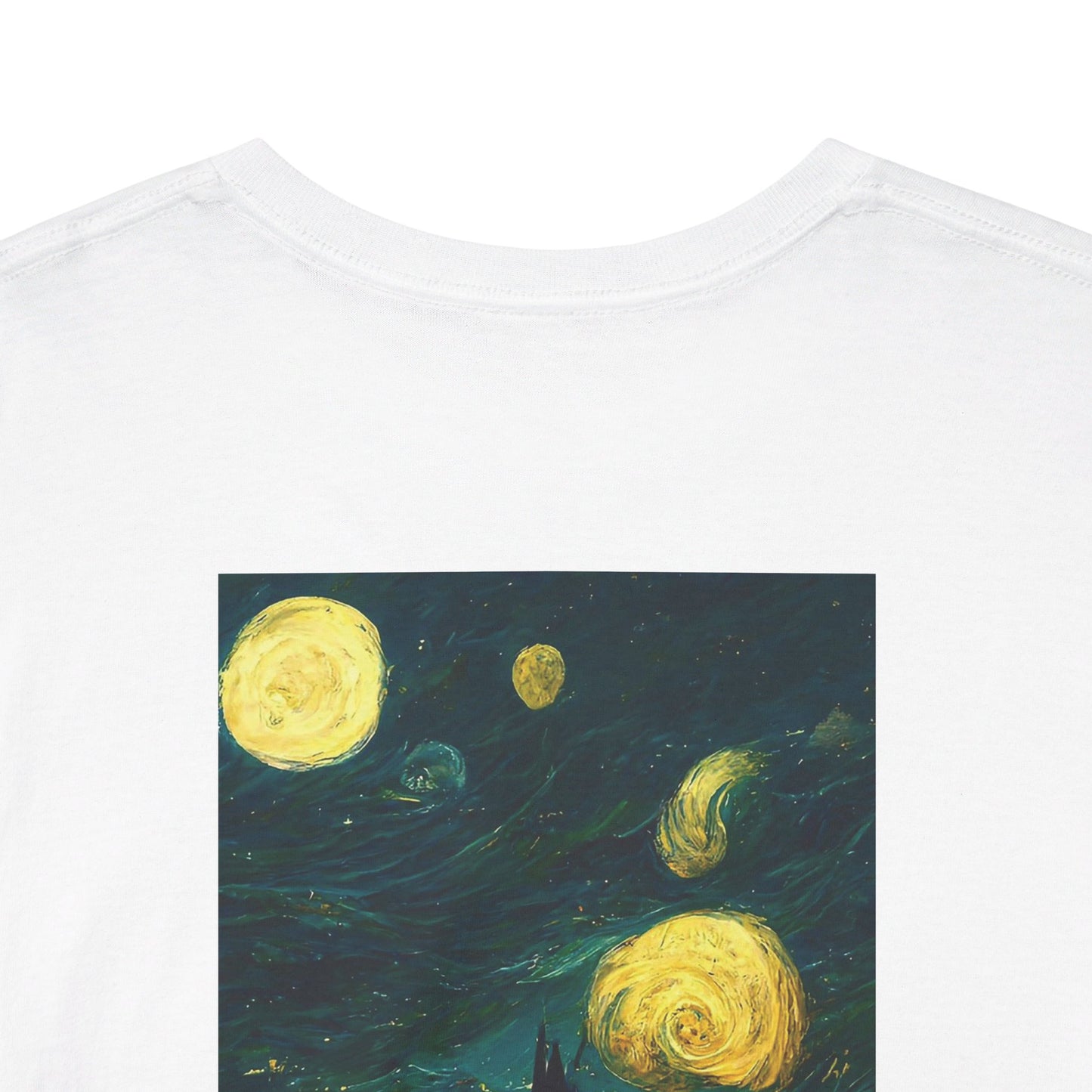 Starry Night Hogwarts Unisex Heavy Cotton Tee