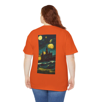 Starry Night Hogwarts Unisex Heavy Cotton Tee