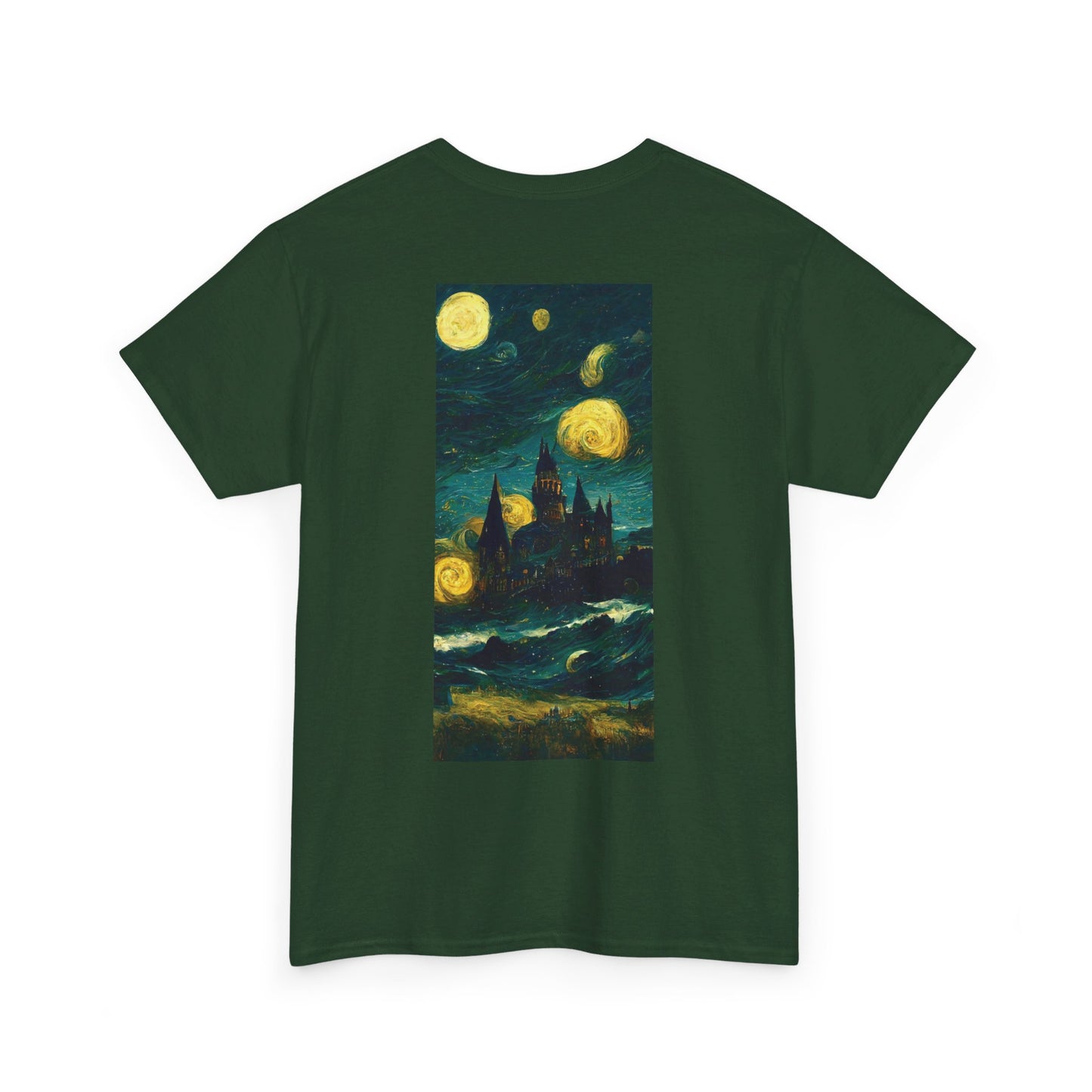 Starry Night Hogwarts Unisex Heavy Cotton Tee