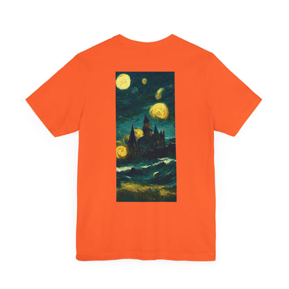 Starry Night Hogwarts Unisex Jersey Short Sleeve Tee