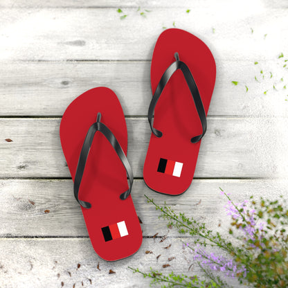 SNOBkill Unisex Flip Flops [Red Edition]