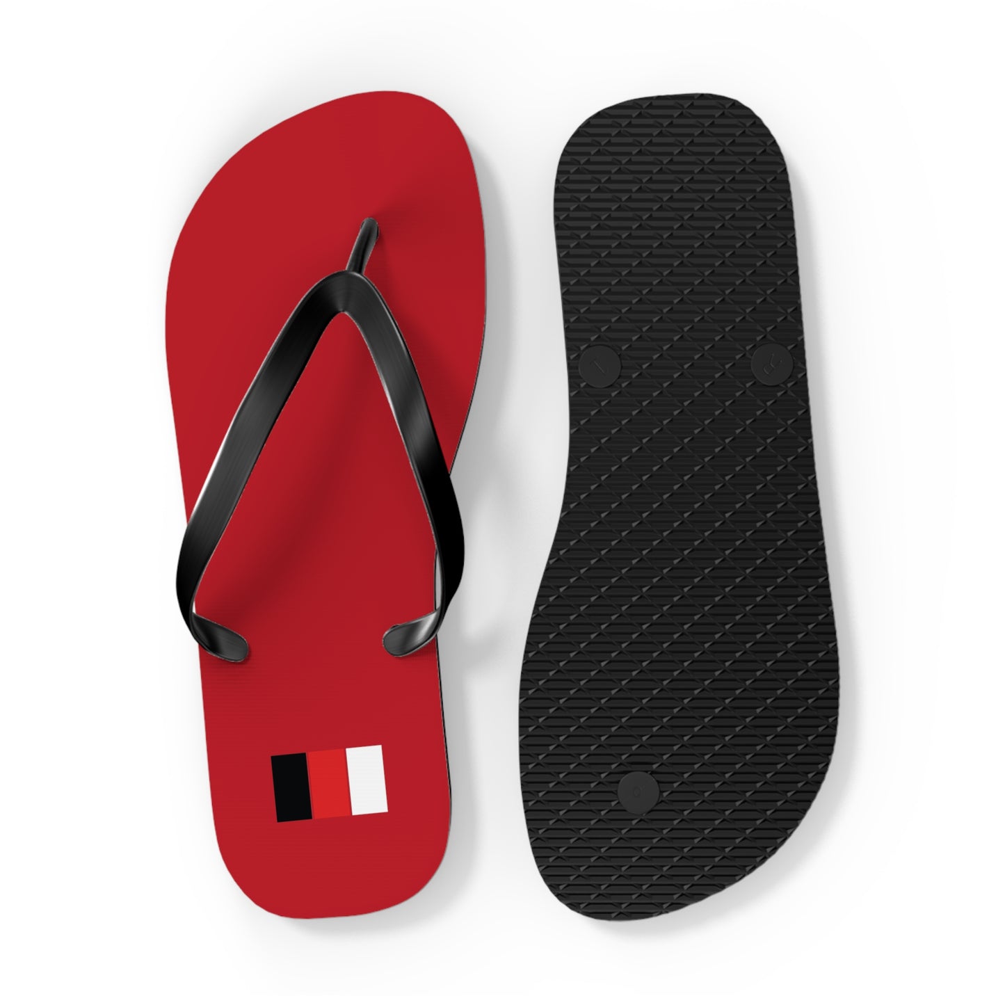 SNOBkill Unisex Flip Flops [Red Edition]