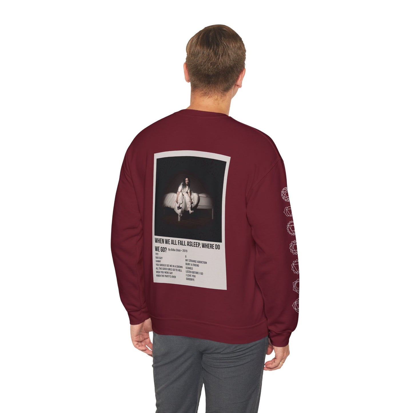 WHEN WE ALL FALL ASLEEP, WHERE DO WE GO? by Billie Eilish - 2019 Unisex Heavy Blend™ Crewneck Sweatshirt