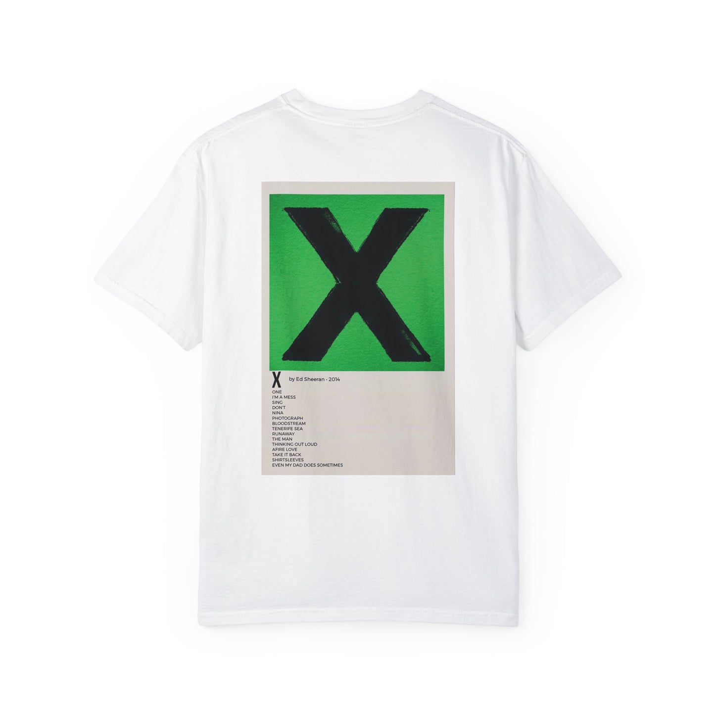 X by Ed Sheeran - 2014 Unisex Garment-Dyed T-shirt