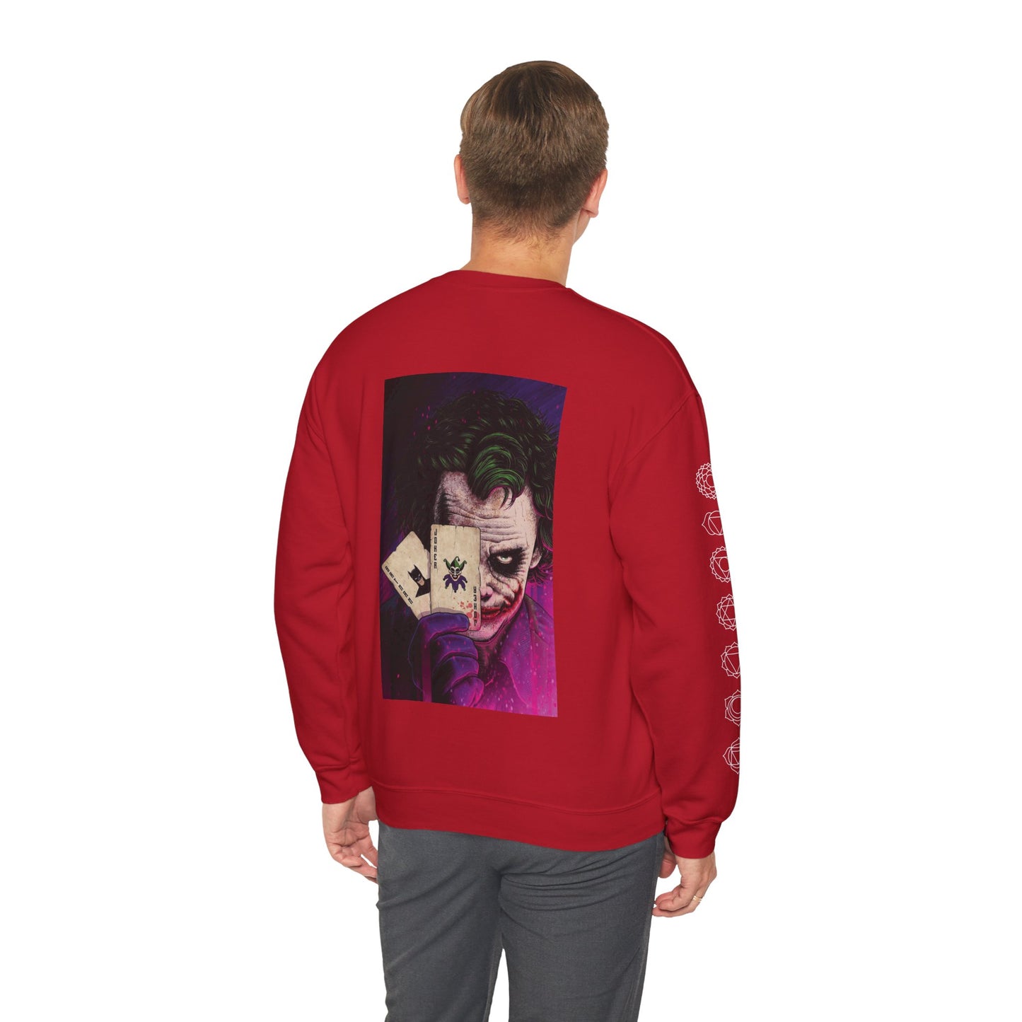 Joker Heath Ledger [2nd Edition] Unisex Heavy Blend™ Crewneck Sweatshirt