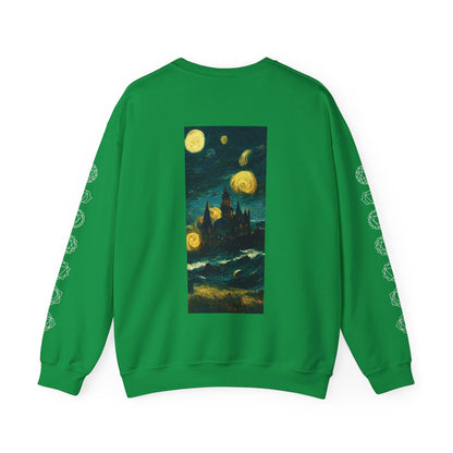 Starry Night Hogwarts Unisex Heavy Blend™ Crewneck Sweatshirt