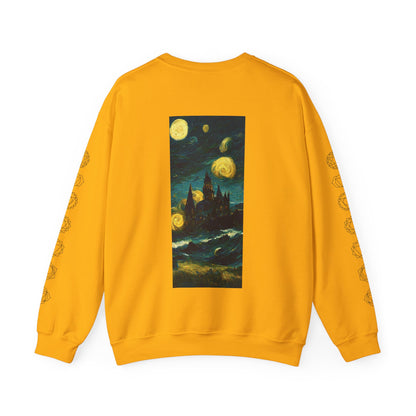 Starry Night Hogwarts Unisex Heavy Blend™ Crewneck Sweatshirt