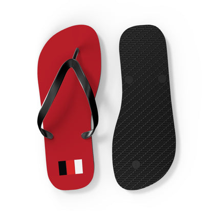 SNOBkill Unisex Flip Flops [Red Edition]