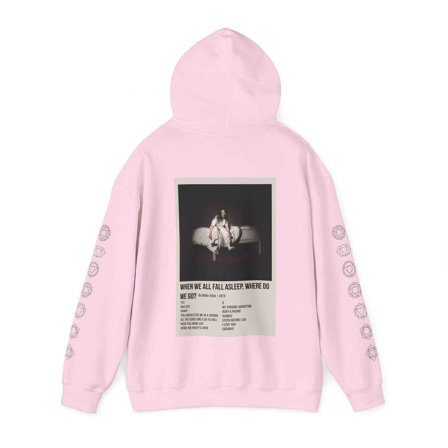 WHEN WE ALL FALL ASLEEP, WHERE DO WE GO? by Billie Eilish - 2019 Unisex Heavy Blend™ Hooded Sweatshirt