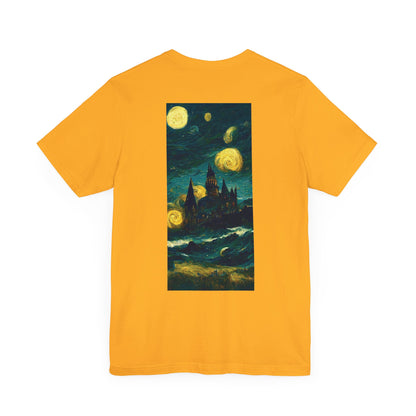 Starry Night Hogwarts Unisex Jersey Short Sleeve Tee