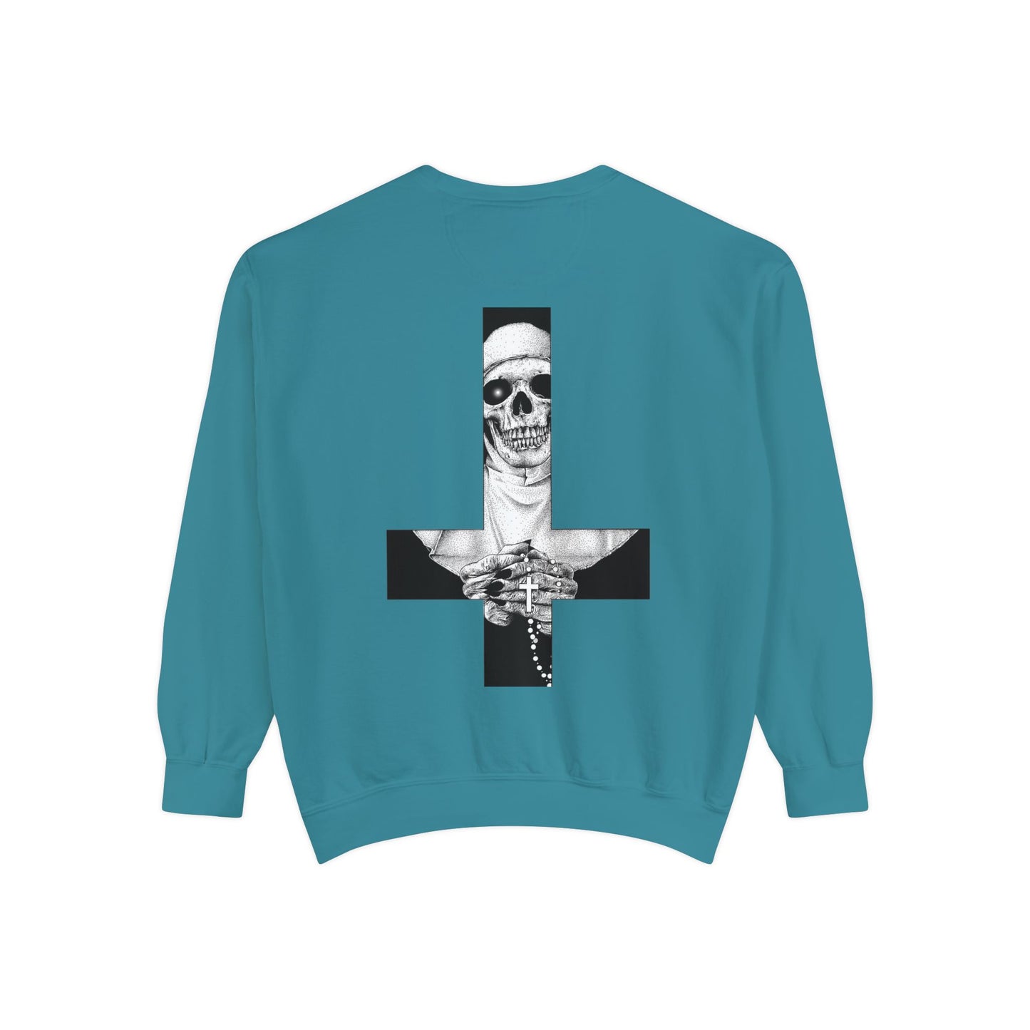 Nun Skull [1st Edition] Unisex Garment-Dyed Sweatshirt