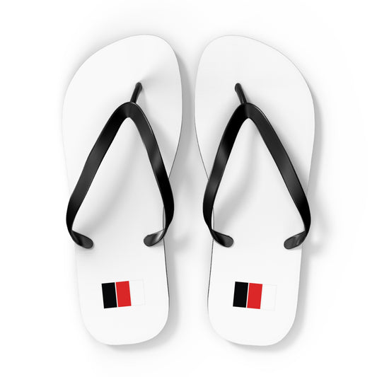 SNOBkill Unisex Flip Flops [White Edition]