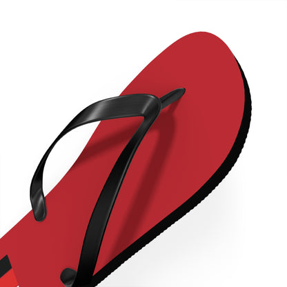 SNOBkill Unisex Flip Flops [Red Edition]