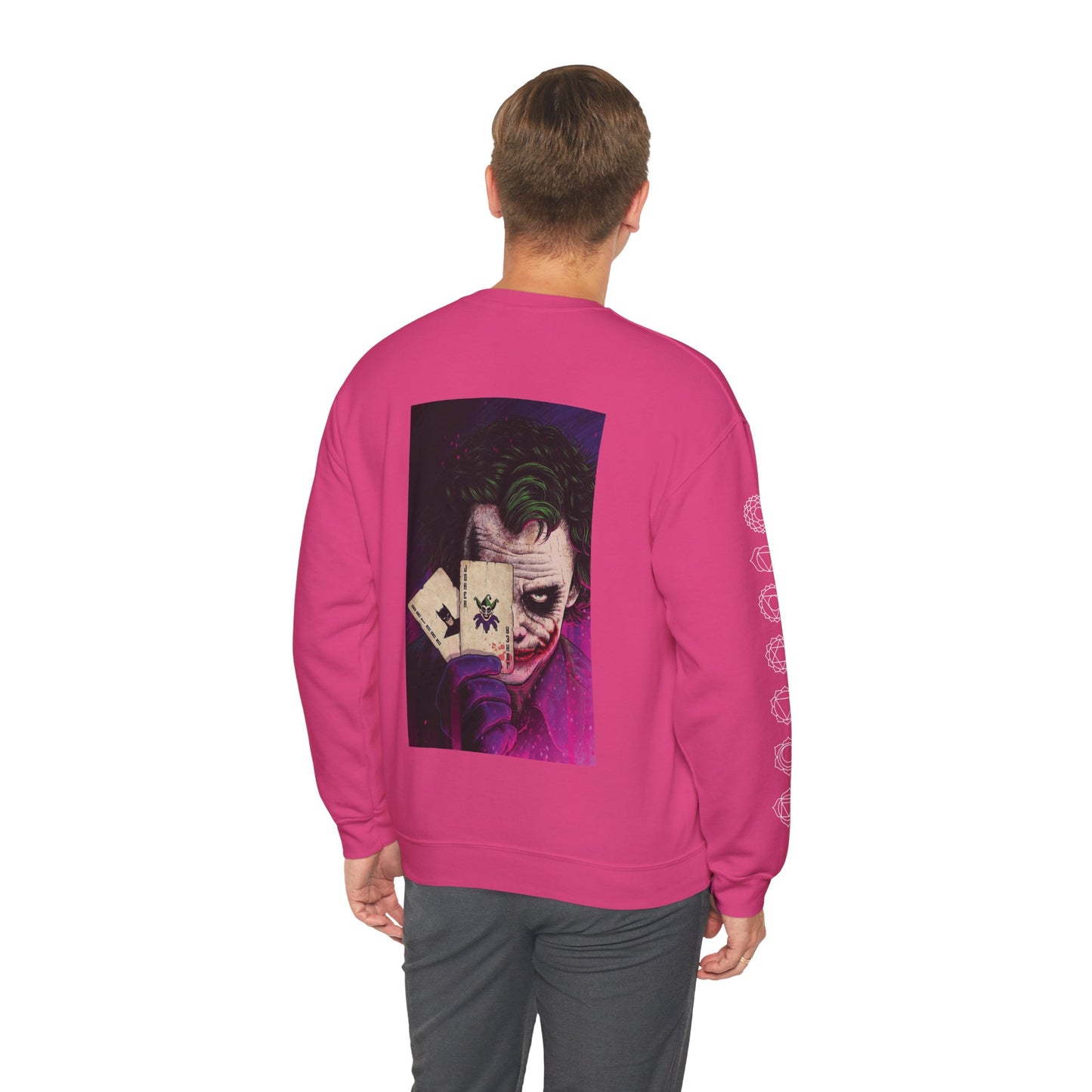 Joker Heath Ledger [2nd Edition] Unisex Heavy Blend™ Crewneck Sweatshirt