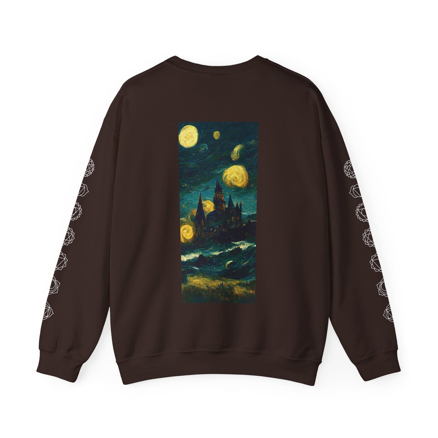 Starry Night Hogwarts Unisex Heavy Blend™ Crewneck Sweatshirt