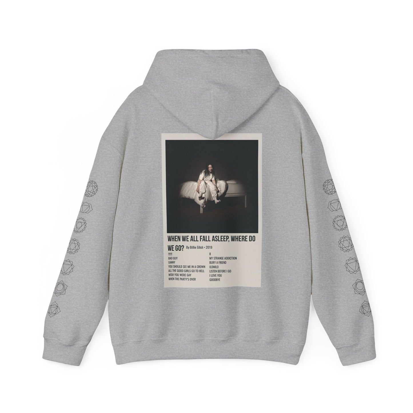 WHEN WE ALL FALL ASLEEP, WHERE DO WE GO? by Billie Eilish - 2019 Unisex Heavy Blend™ Hooded Sweatshirt