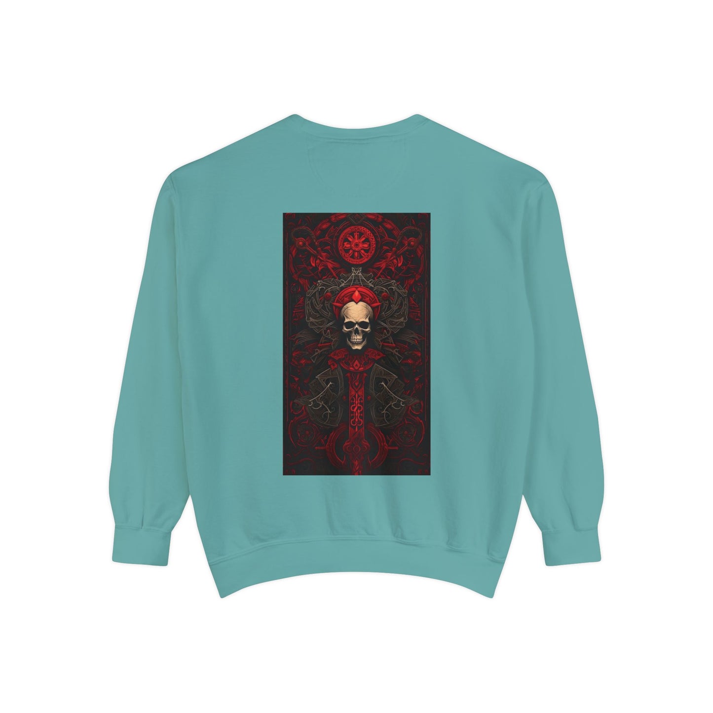 Red Gate Lock Unisex Garment-Dyed Sweatshirt