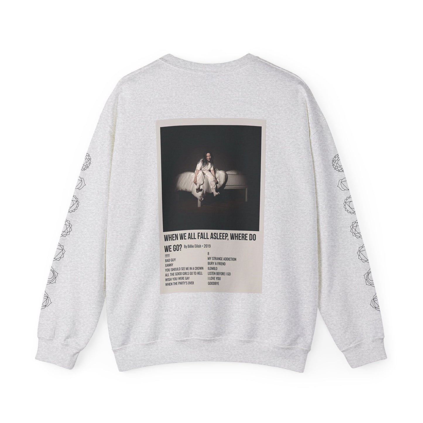 WHEN WE ALL FALL ASLEEP, WHERE DO WE GO? by Billie Eilish - 2019 Unisex Heavy Blend™ Crewneck Sweatshirt