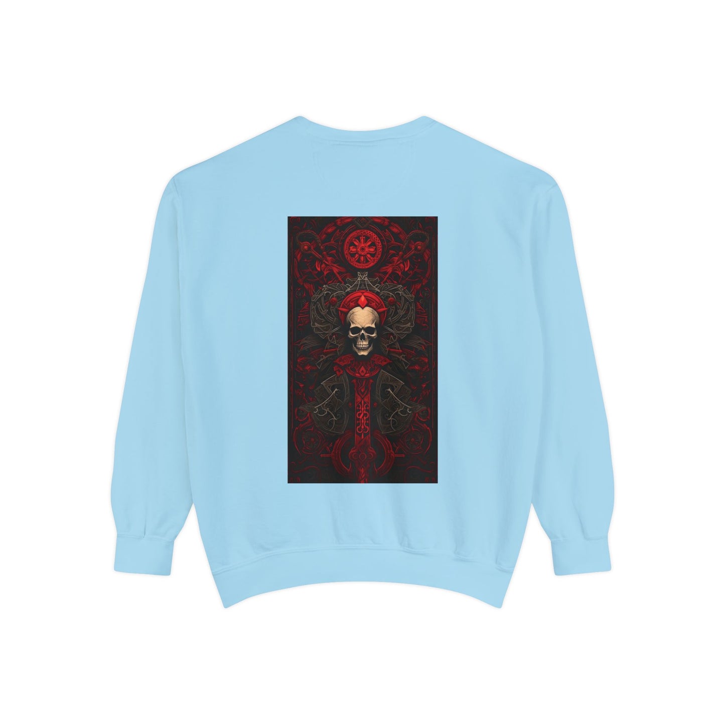 Red Gate Lock Unisex Garment-Dyed Sweatshirt