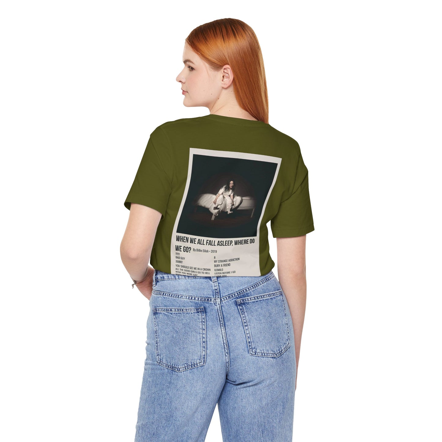 WHEN WE ALL FALL ASLEEP, WHERE DO WE GO? by Billie Eilish - 2019 Unisex Jersey Short Sleeve Tee