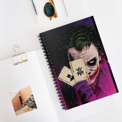 Joker Heath Ledger [2nd Edition] Spiral Notebook - Ruled Line