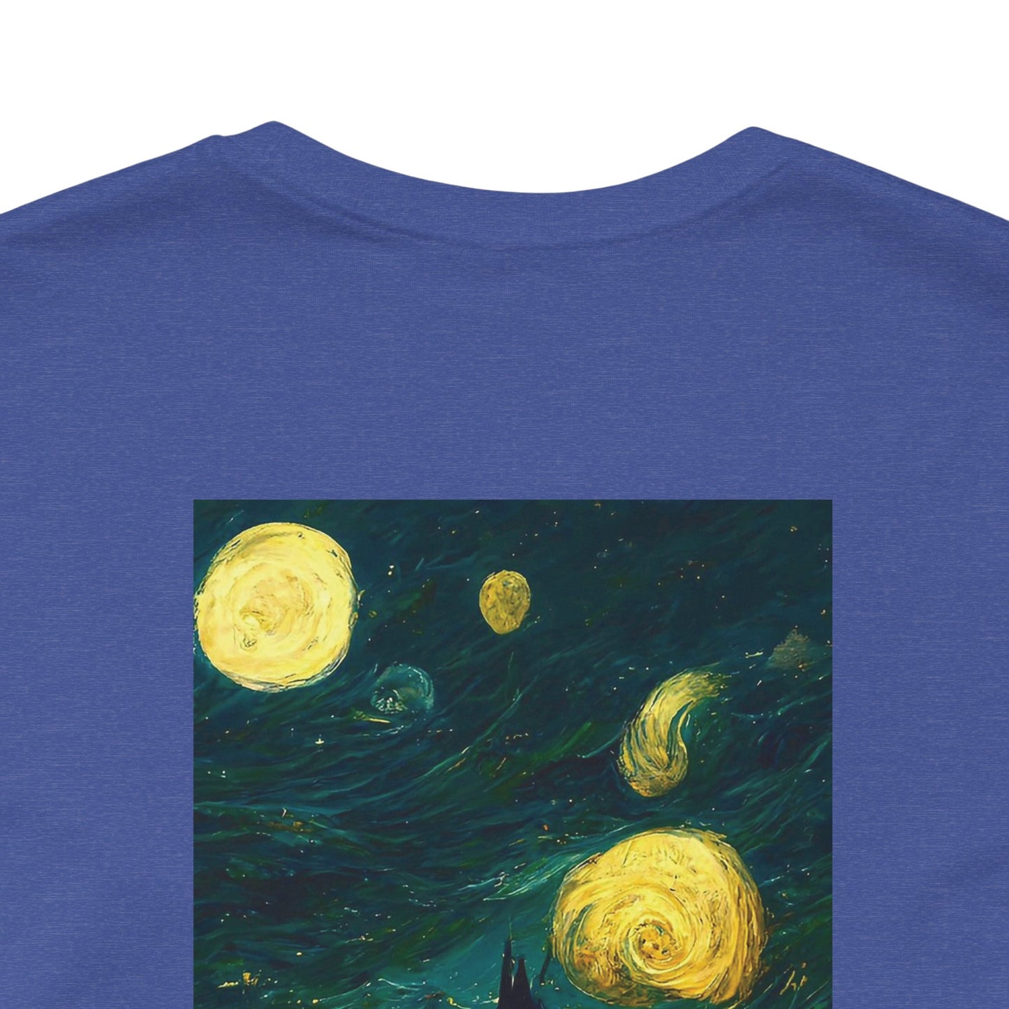 Starry Night Hogwarts Unisex Jersey Short Sleeve Tee