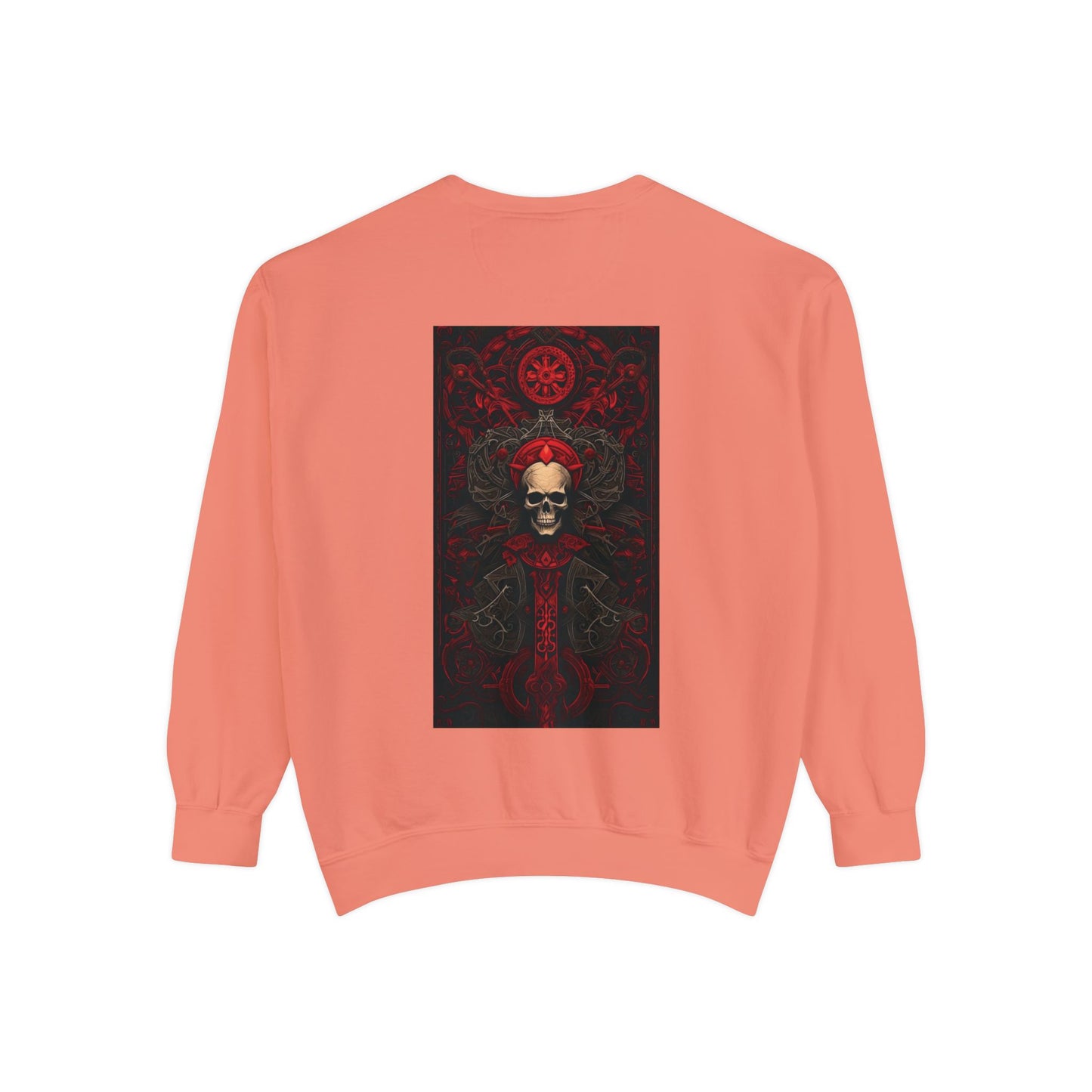 Red Gate Lock Unisex Garment-Dyed Sweatshirt