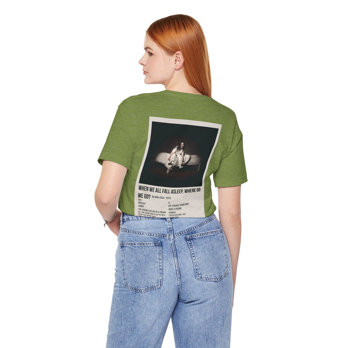 WHEN WE ALL FALL ASLEEP, WHERE DO WE GO? by Billie Eilish - 2019 Unisex Jersey Short Sleeve Tee