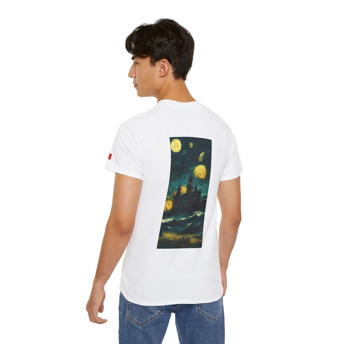 Starry Night Hogwarts Unisex Ultra Cotton Tee