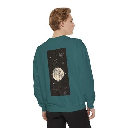 The Moon [1st Edition] Unisex Garment-Dyed Sweatshirt