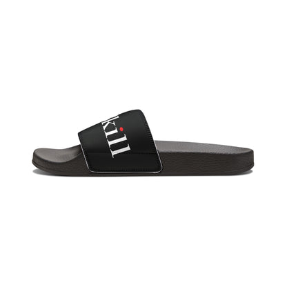 SNOBkill Men's PU Slide Sandals [Black Strap Edition]