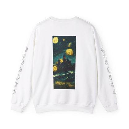 Starry Night Hogwarts Unisex Heavy Blend™ Crewneck Sweatshirt