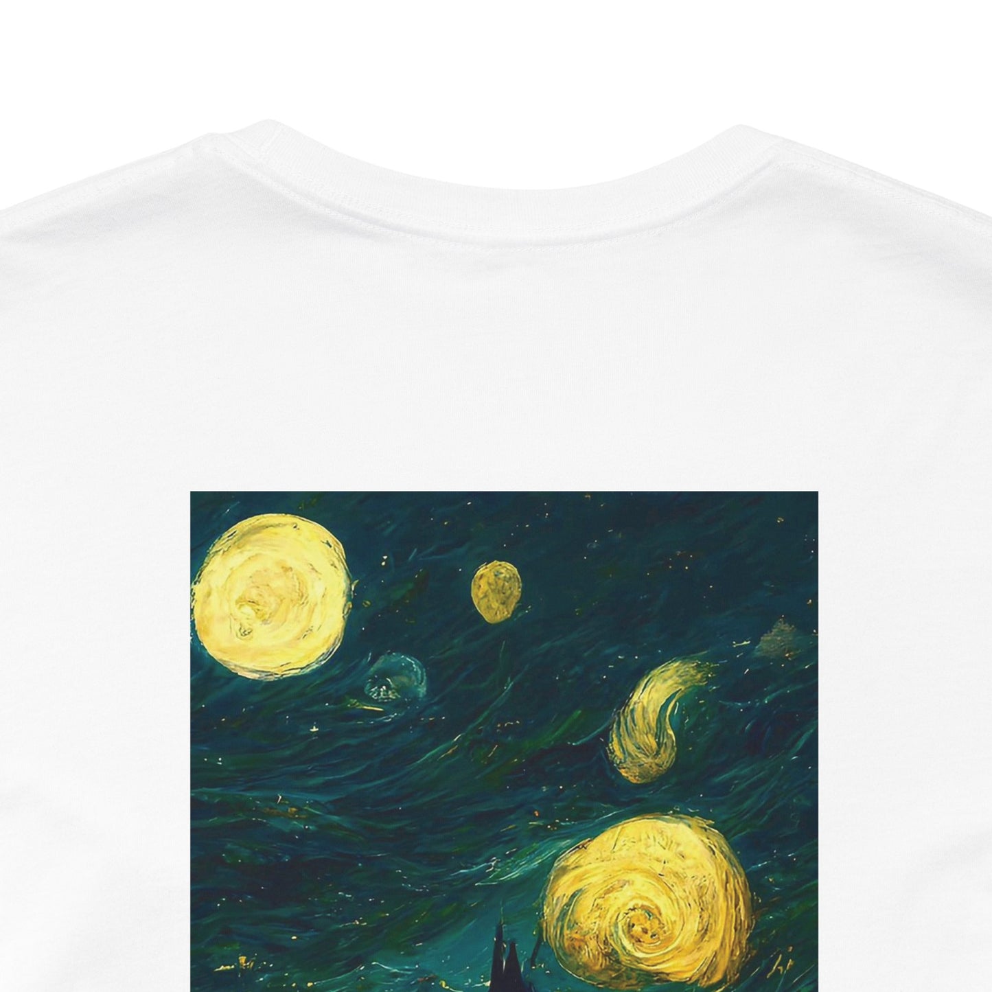 Starry Night Hogwarts Unisex Jersey Short Sleeve Tee