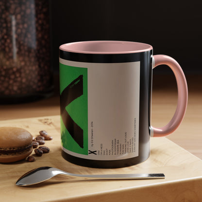 X by Ed Sheeran - 2014 Accent Coffee Mug, 11oz