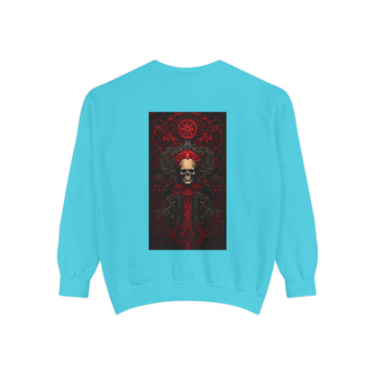 Red Gate Lock Unisex Garment-Dyed Sweatshirt