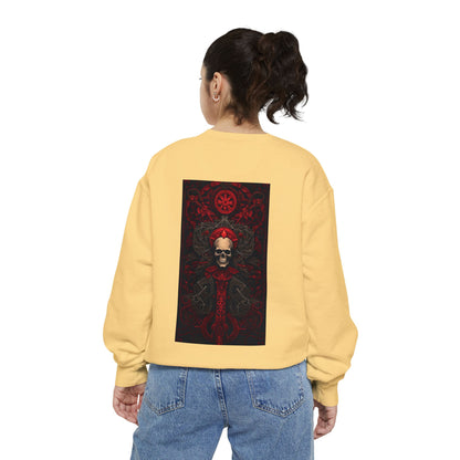 Red Gate Lock Unisex Garment-Dyed Sweatshirt