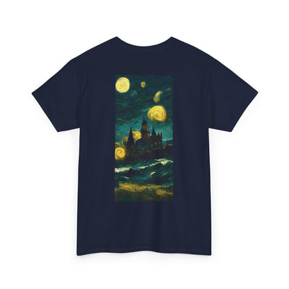 Starry Night Hogwarts Unisex Heavy Cotton Tee